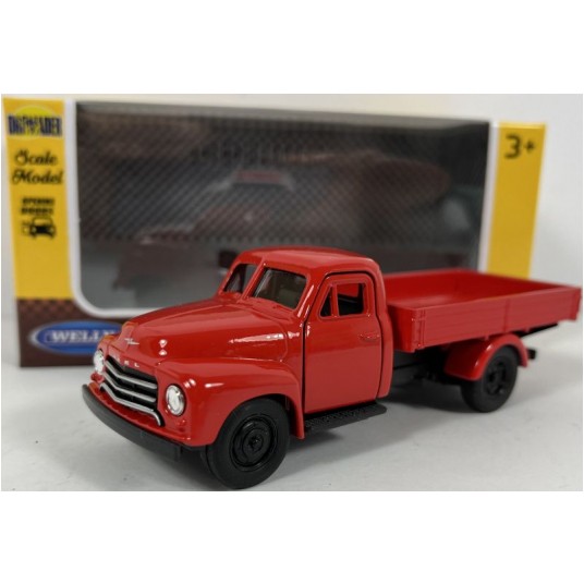 WELLY OLD 1:34-39 OPEL BLITZ 1952 CZERWONY -zdjęcie numer 1