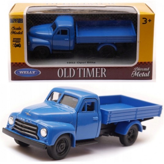 WELLY OLD 1:34-39 OPEL BLITZ 1952 NIEBIESKI -zdjęcie numer 1