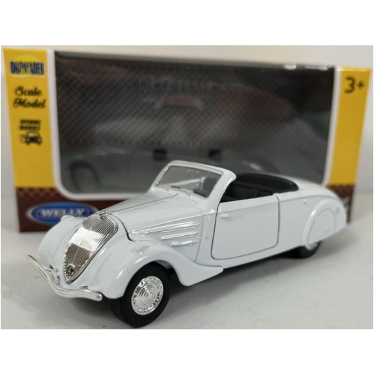 WELLY OLD 1:34-39 PEUGEOT 402 1938 CAB BIAŁY -zdjęcie numer 1
