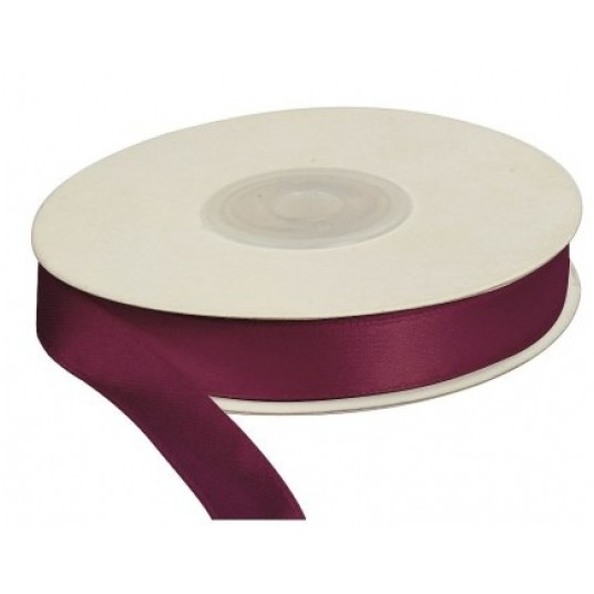 WSTĄŻKA SATYNOWA 12MM 25M BORDO -zdjęcie numer 1