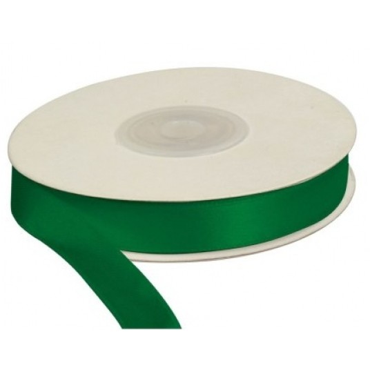 WSTĄŻKA SATYNOWA 12MM 25M ZIELONA -zdjęcie numer 1