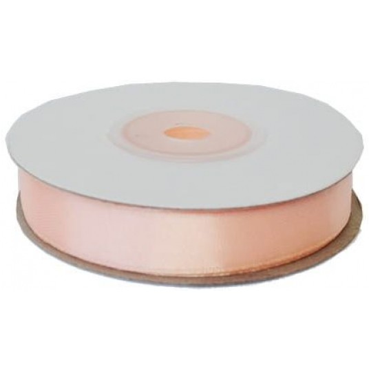 WSTĄŻKA SATYNOWA 12MM X 25 Y PUDROWY RÓŻ -zdjęcie numer 1