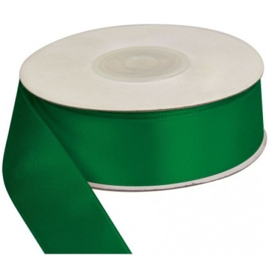 WSTĄŻKA SATYNOWA 25MM 25M ZIELONA -zdjęcie numer 1