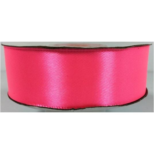 WSTĄŻKA SATYNOWA 25MM x 25Y J. RÓŻOWA 05 -zdjęcie numer 1