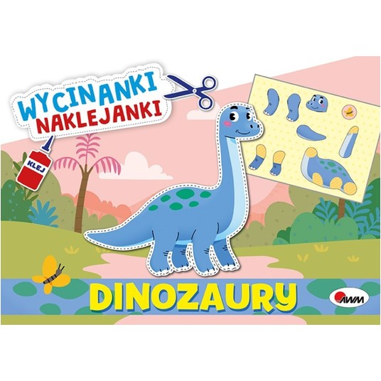WYCINANKI NAKLEJANKI DINOZAURY - MOREX -zdjęcie numer 1