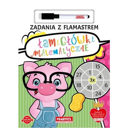 ZABAWA Z FLAMASTREM ŁAMIGŁÓWKI MATEMATYCZNE -zdjęcie numer 1