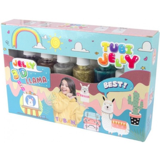 ZESTAW TUBI JELLY LAMA 6 KOLORÓW -zdjęcie numer 1