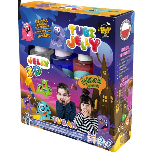 ZESTAW TUBI JELLY POTWORKI 3 KOLORY -zdjęcie numer 1
