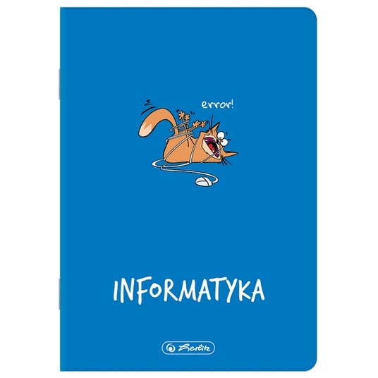 ZESZYT A5 60 INFORMATYKA PP HERLITZ -zdjęcie numer 1