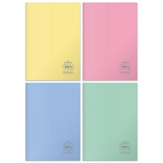 ZESZYT A5 60 KRATA PP ECO PASTEL HERLITZ -zdjęcie numer 1