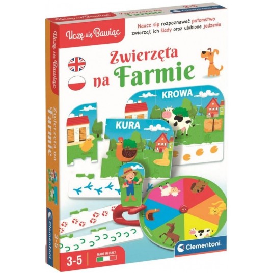 ZWIERZĘTA NA FARMIE - CLEMENTONI -zdjęcie numer 1