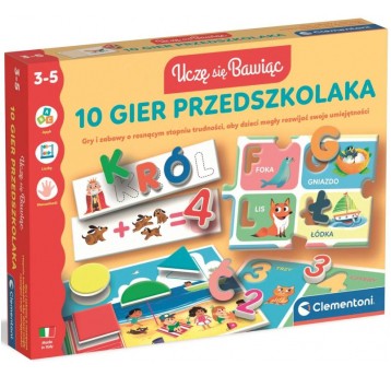 10 GIER PRZEDSZKOLAKA CLEMENTONI
