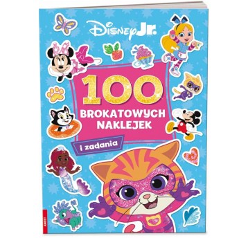 100 BROKATOWYCH NAKLEJEK I ZADANIA DISNEY