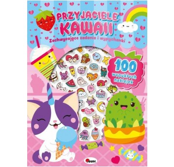 100 WYPUKŁYCH NAKLEJEK PRZYJACIELE KAWAII MOREX