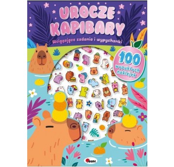 100 WYPUKŁYCH NAKLEJEK UROCZE KAPIBARY MOREX