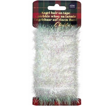 ANIELSKIE WŁOSY NA TAŚMIE 20M BIAŁE