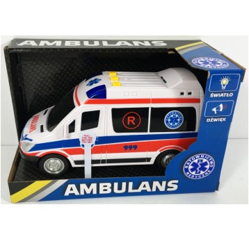 AUTO AMBULANS ŚW/DŹW 20CM