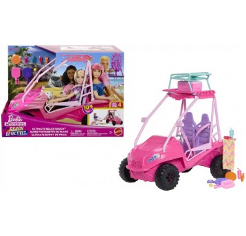 AUTO BARBIE PLAŻOWI DETEKTYWI JFV68