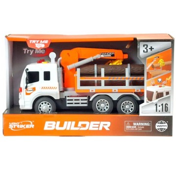 AUTO CIĘŻAROWE Z ŁADOWARKĄ DO DREWNA ŚW. DŹW.