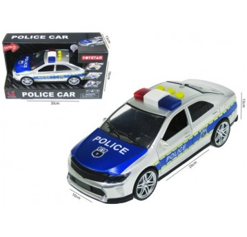 AUTO POLICJA ŚWIATŁO I DŹWIĘK 26 CM