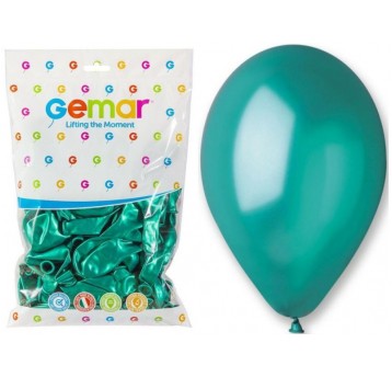 BALON GEMAR METALIK 10" GM90/55 ZIELONY TURKUS