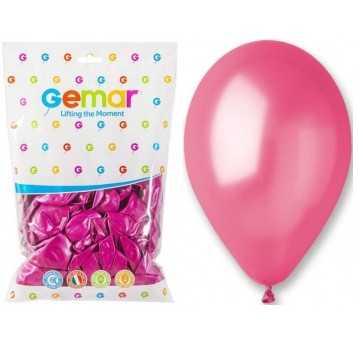 BALON GEMAR METALIK 10" GM90/64 RÓŻOWE CIEMNE