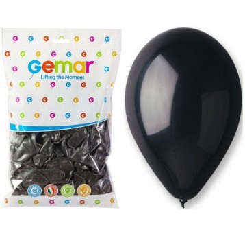 BALON GEMAR METALIK 10" GM90/65 CZARNY