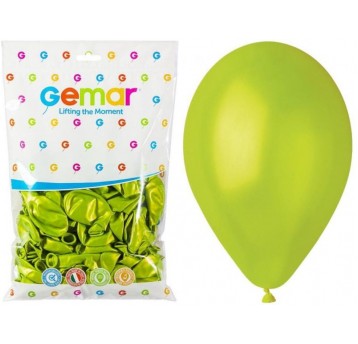 BALON GEMAR METALIK 10" GM90/67 PISTACJOWY