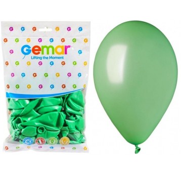 BALON GEMAR METALIK 10" GM90/94 ZIELONY MIĘTOWY