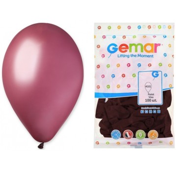 BALON GEMAR PASTEL 10" G90/101 VINO
