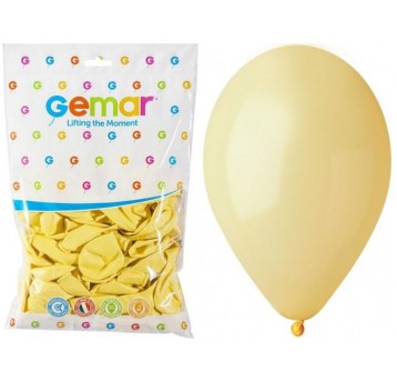 BALON GEMAR PASTEL 10" G90/43 ŻÓŁTY MUSZTARDOWY