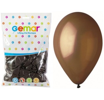 BALON GEMAR PASTEL 10" G90/48 BRĄZOWY