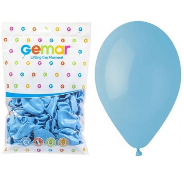 BALON GEMAR PASTEL 10" G90/72 NIEBIESKI DELIKATNY