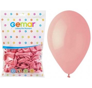 BALON GEMAR PASTEL 10" G90/73 RÓŻOWY DELIKATNY