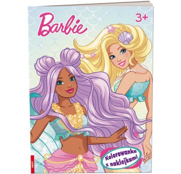 BARBIE DREAMTOPIA KOLOROWANKA Z NAKLEJKAMI