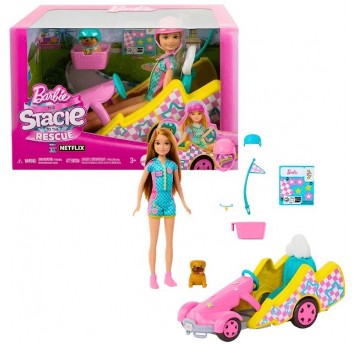 BARBIE HRM08 GOKART STACIE POJAZD FILMOWY