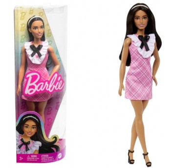 BARBIE LALKA W RÓŻOWEJ SUKIENCE HJT06