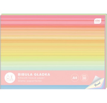 BIBUŁA GŁADKA PASTEL ZESZYT A4 60K INTERDRUK