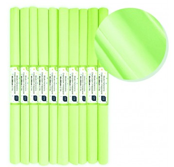 BIBUŁA MARSZCZONA 40 LIMONKOWY PASTEL INTERDRUK