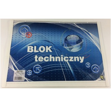 BLOK TECHNICZNY A3 BIAŁY Q