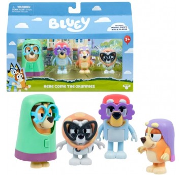 BLUEY FIGURKI BABCIE 4-PAK