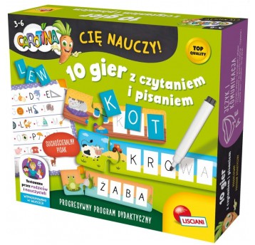 CAROTINA 10 GIER Z CZYTANIEM I PISANIEM