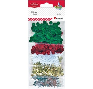 CEKINY ŚWIĄTECZNE 5X3G