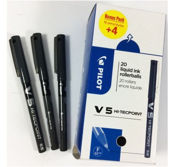 CIENKOPIS KULKOWY BX-V5 CZARNY PILOT