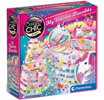 CRAZY CHIC BRANSOLETKI Z JEDNOROŻCEM - CLEMENTONI