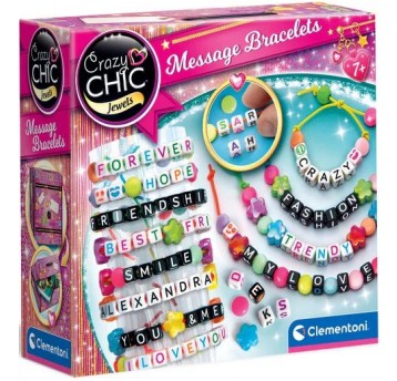 CRAZY CHIC BRANSOLETKI Z WIADOMOŚCIĄ - CLEMENTONI