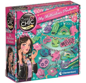 CRAZY CHIC KOLOROWE CHARMSY - CLEMENTONI