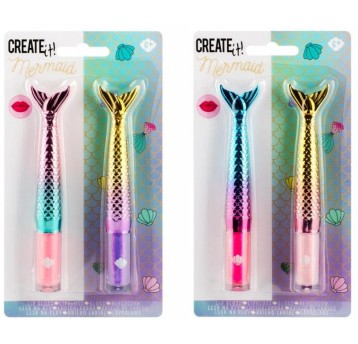 CREATE IT! BŁYSZCZYKI DO UST 2 SZT. SYRENKA