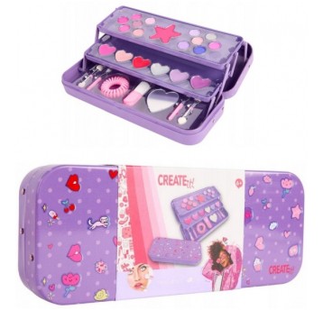 CREATE IT! ZESTAW DO MAKIJAŻU PUSZKA FIOLETOWA