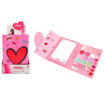 CREATE IT! ZESTAW DO MAKIJAŻU Z SERCEM
